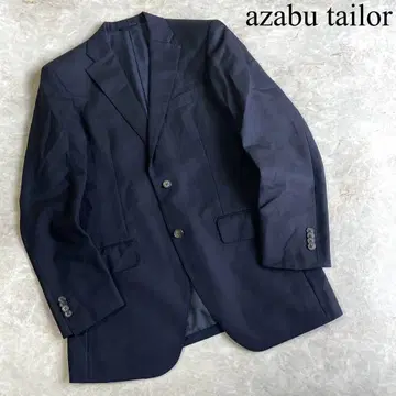 azabu tailor 아자부 테일러 스트라이프 테일러드 자켓 네이비