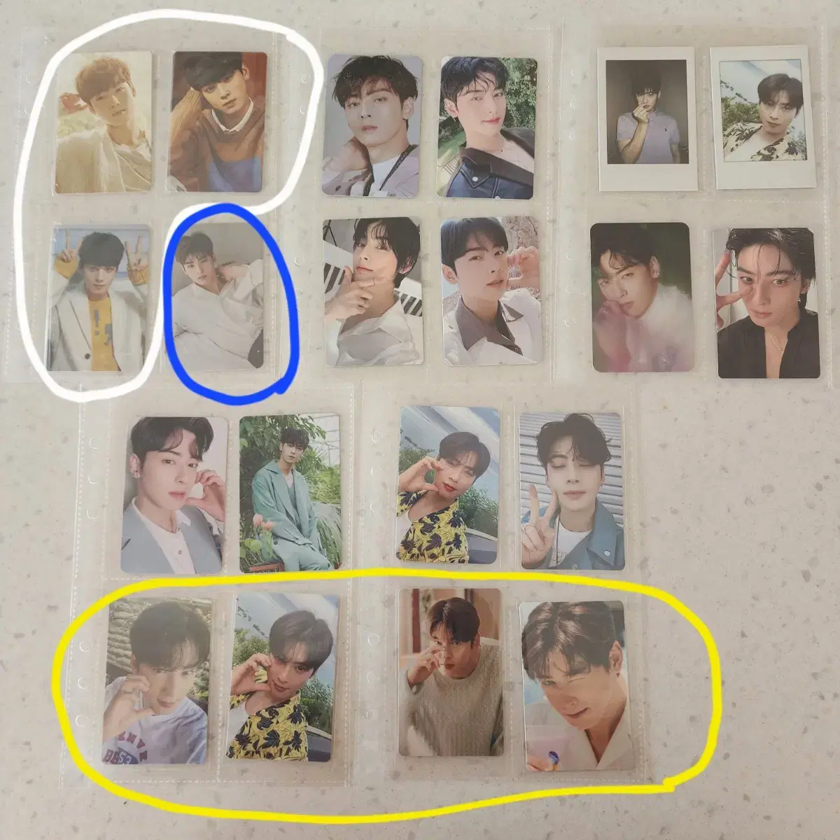 아스트로 차은우 포토카드 앨범포카, 개인포토북 포카