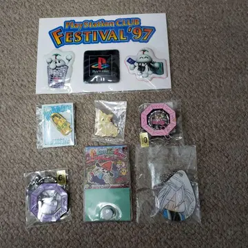 레어 플레이스테이션 클럽 페스티벌 97 프리프리 로고 씰 세트 외
