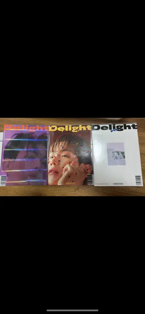 백현 딜라이트 캔디 앨범 시나몬, 허니, 민트버전