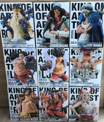 원피스 KING OF ARTIST 피규어 9종 9점