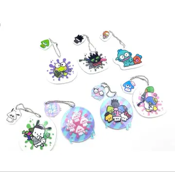 스프라툰2 x 산리오 아크릴 키 홀더 7종 컴프 세트