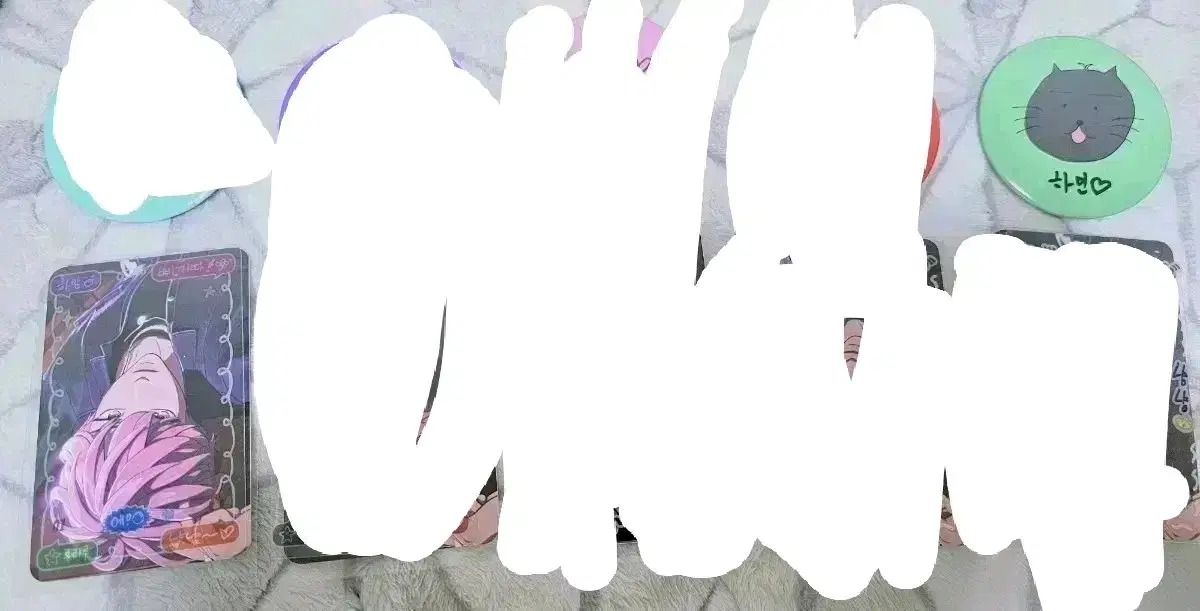 플레이브 케타포 밤비 음료 포카+뱃지+투명프레임