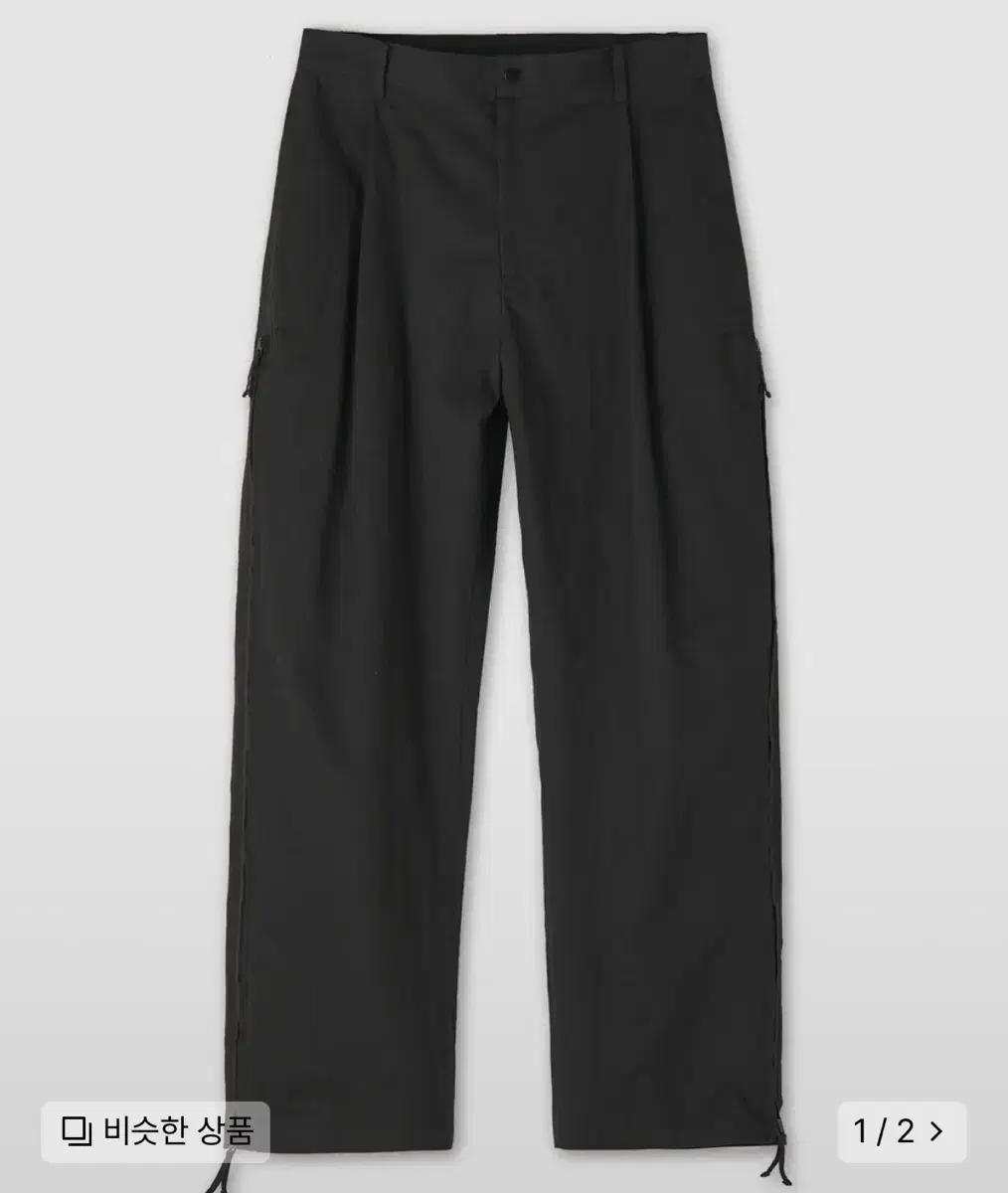[S] COUR CONVERTIBLE SIDE ZIP PANT BLACK