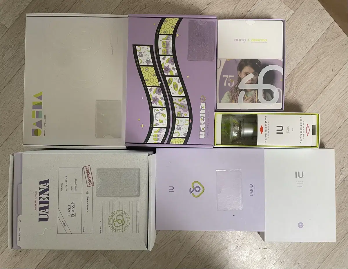 IU 1st-6th fan club KID + SILVER IKE for sale