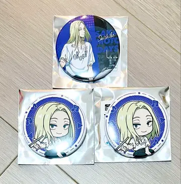 사카모토 데이즈 마네키네코 시시바 캔뱃지 3개