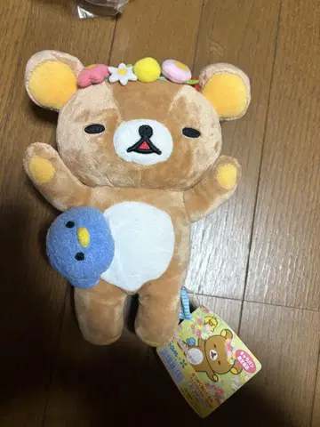 리락쿠마(낮잠, 파랑새) 모아 봉제 인형 해피 피크닉 캐러밴 한정판