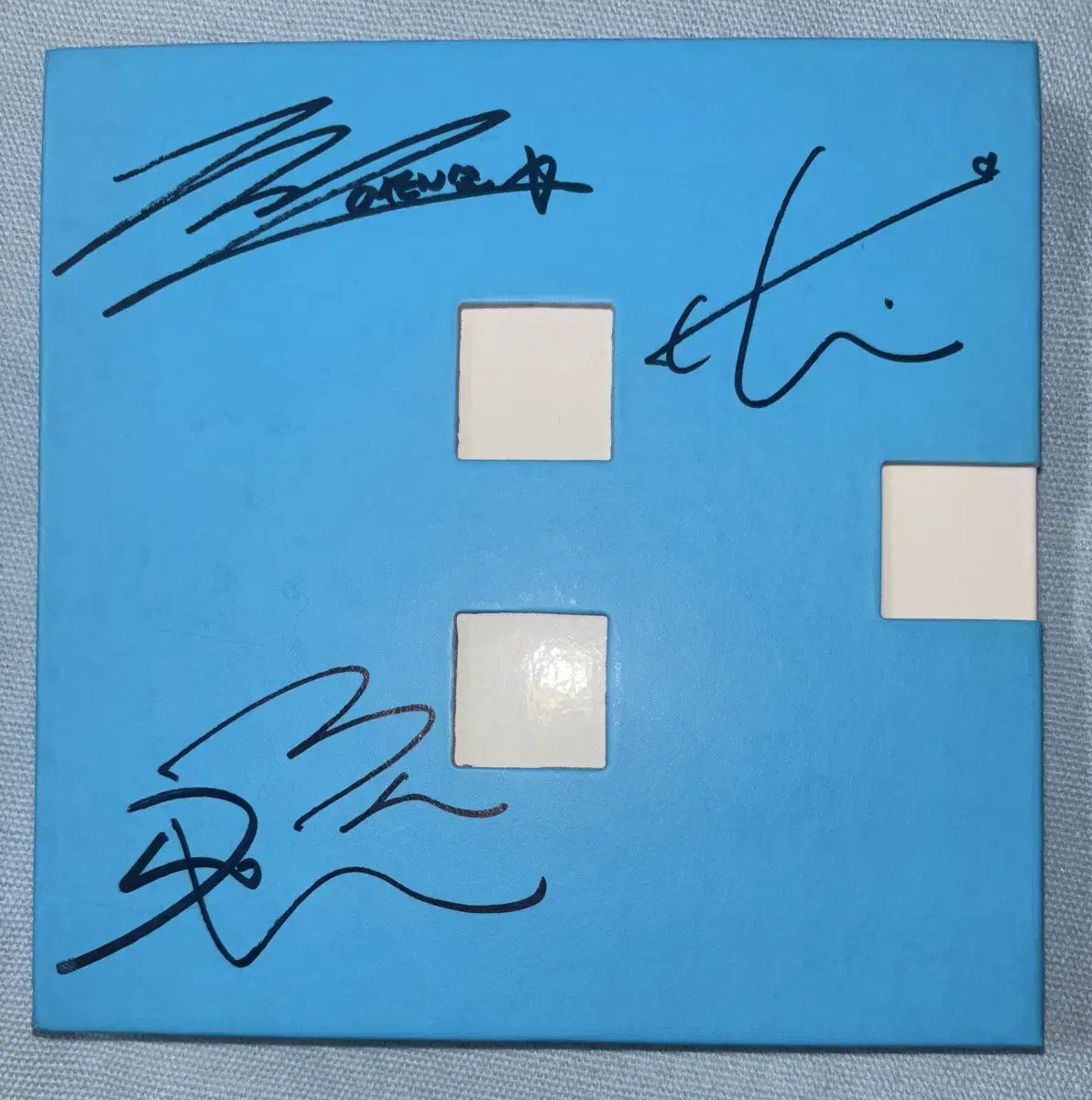 Exo chenbaxi chen baekhyun xiumin autograph sign not for sale album POCA X