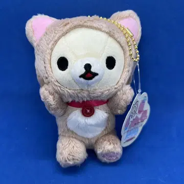 리락쿠마 스토어 한정판 봉제 인형 배지 느긋한 고양이 코리락쿠마