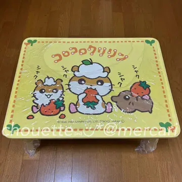 새상품 콜로콜로 크리린 접이식 테이블 산리오 2000년 당시 제품 레트로