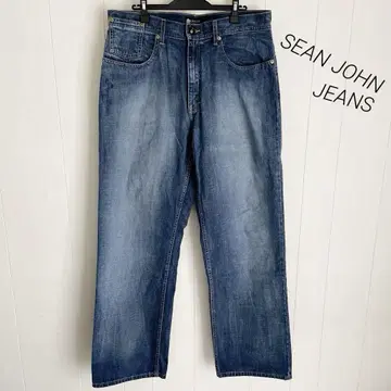 SEAN JOHN JEANS W34 데미지 배기 팬츠