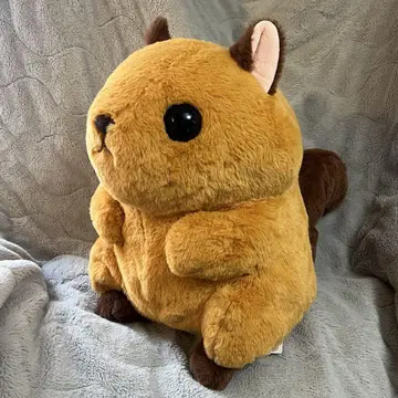 밤색 다람쥐의 둥실둥실 깜찍한 봉제 인형 미사용 새상품 밤색 다람쥐