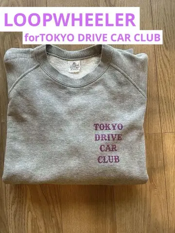 LOOPWHEELER for TOKYO DRIVE CAR CLUB 맨투맨