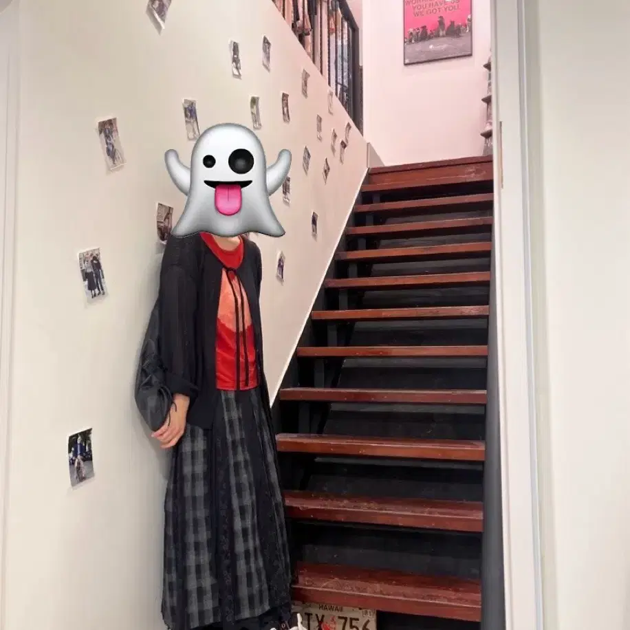 Vintage lace check pattern skirt #빈티지스커트,#모리걸,#카모메산장,#김아홉,#레이스원피스 on  Bunjang Global Site., image size:916x916