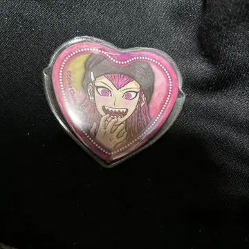 슈퍼 단간론파 2 좌우다 카즈이치 수줍은 얼굴 하트 캔뱃지