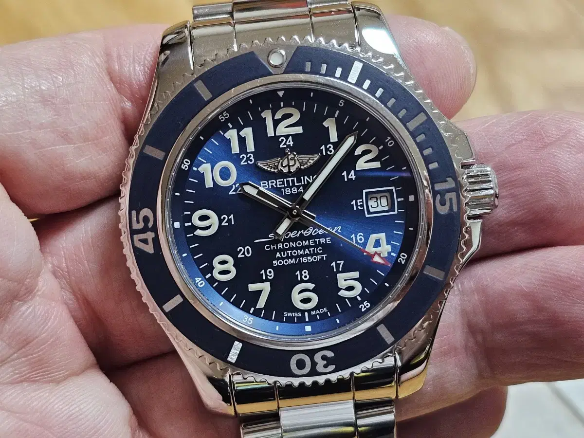 (Overhauled) Breitling Superocean 42 Automatic Diver Watch