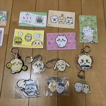 치이카와(먼작귀) 토끼 하치와레 시사 키링 러버 키링