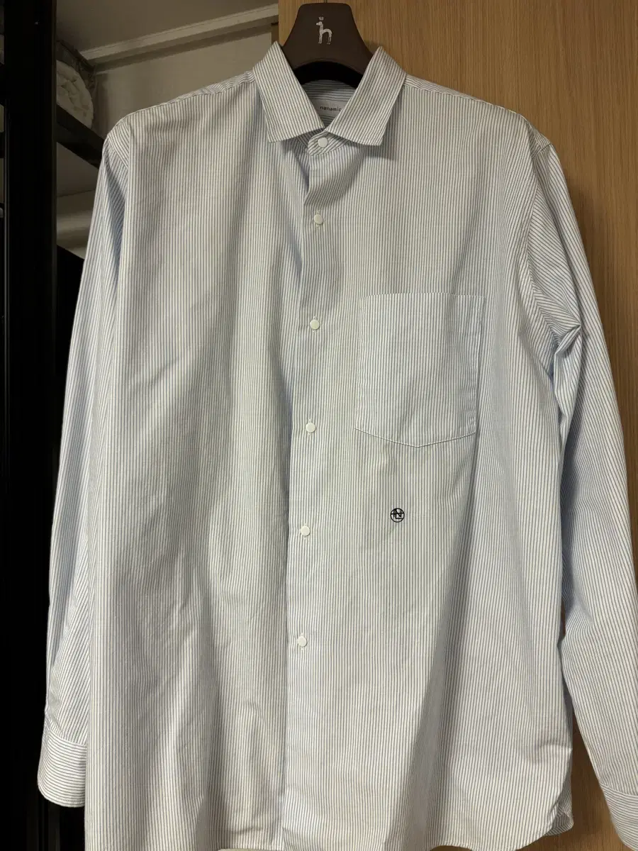 나나미카 nanamica Regular Collar Stripe Wind