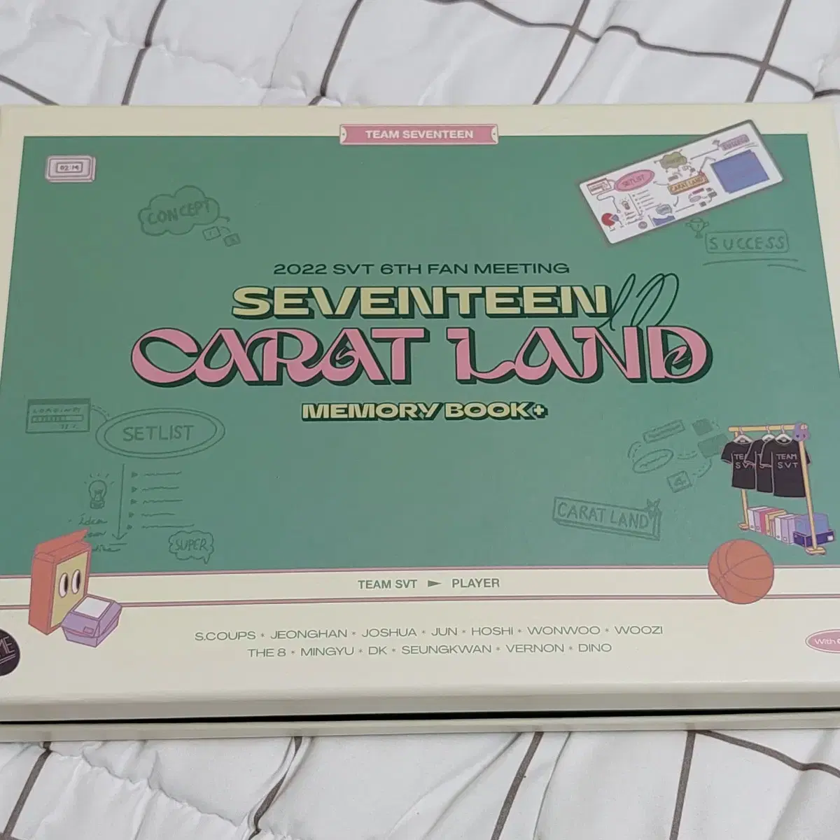 세븐틴 2022 캐럿랜드 메모리북 풀구성 양도