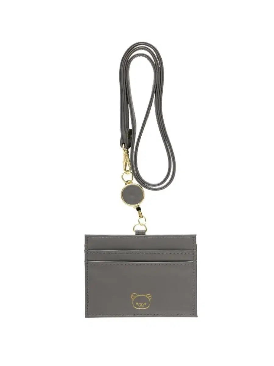 New Product) Rilakkuma Office Card Holder Relpass Case Black