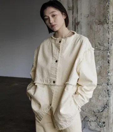 2way 데님 자켓 아이보리 셀렉 모카 select MOCA