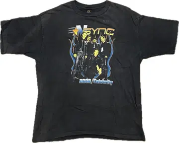 00s NSYNC 밴드 티셔츠 "2002년 셀러브리티"