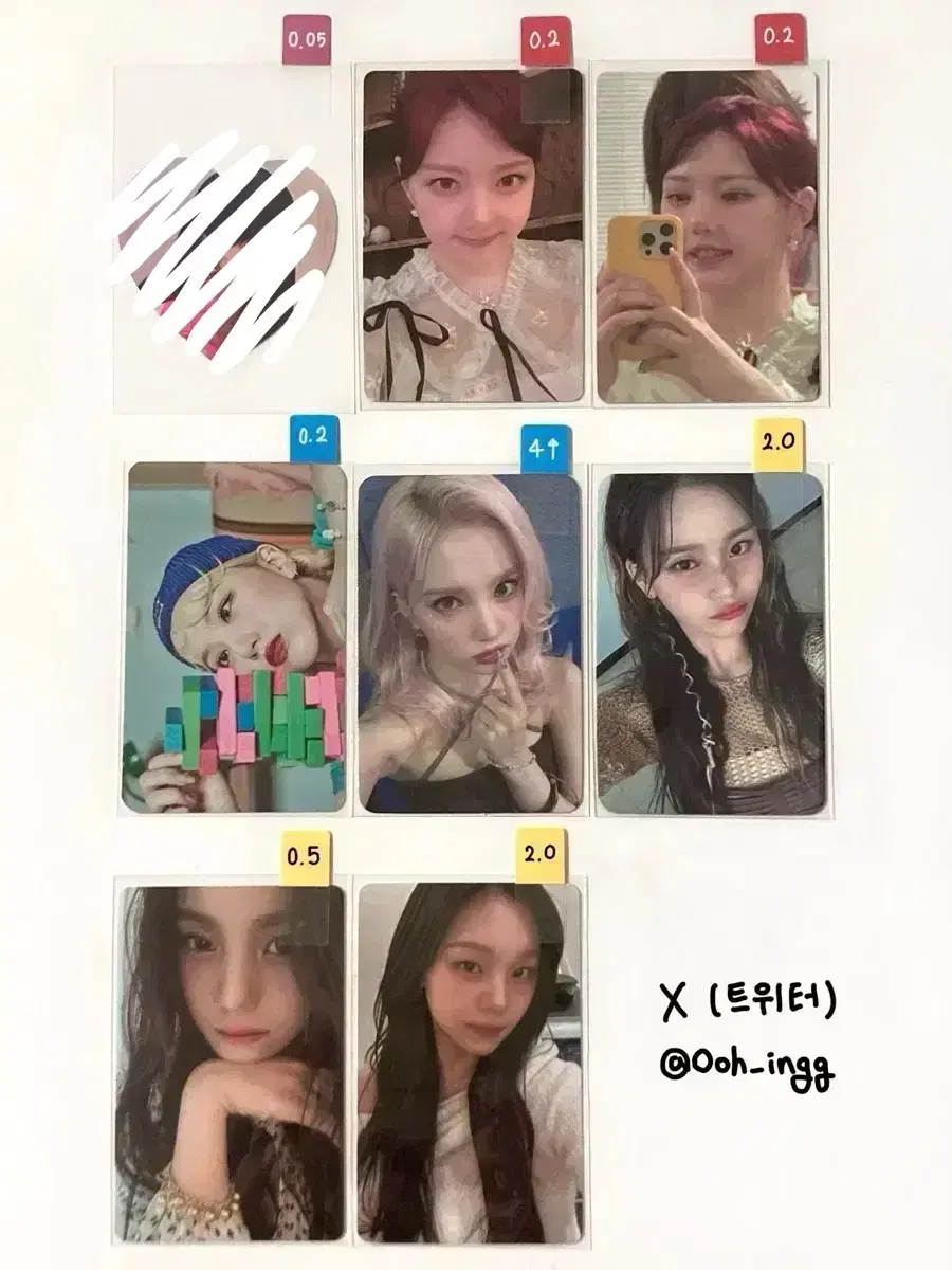 GFRIEND viviz yerin eunha eunbi umji poca photocard unreleased photocard pre-order benefit Sell