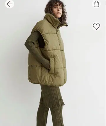 H&M 패딩 베스트 xs 사이즈 다운 베스트