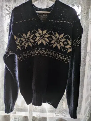 Abercrombie & Fitch MENS 니트 V넥 스웨터