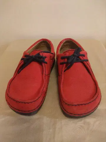 빨간색 BIRKENSTOCK 버켄스탁 몬타나 가죽 스웨이드 36