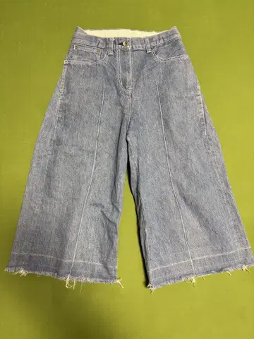 사카이 데님 가우초 팬츠