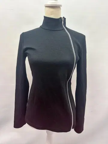 장 폴 고티에 블랙 지퍼 자켓