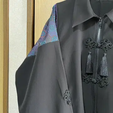 Deorart 블랙 태슬 블루종