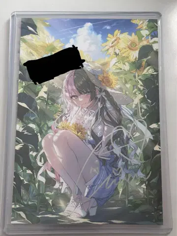 타치바나 히나노 친필 사인 포함 엽서