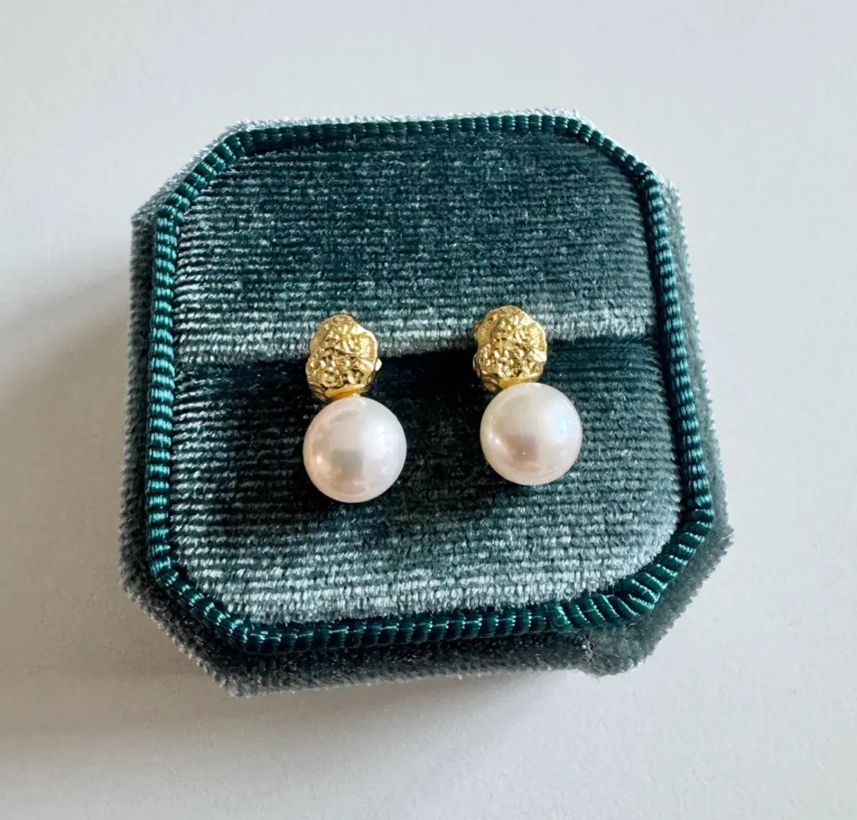 New product) 925 silver earrings with silver plating made in Korea Freshwater pearl