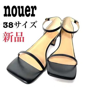 야마다야 nouer 힐 샌들 블랙 38 24cm 스콧 클럽