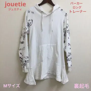 jouetie 후드티 롱 트레이닝복 화이트 M사이즈 여성용