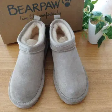 베어파우 슈퍼 쇼티 천연 가죽 무스탕 부츠 24cm 3049W