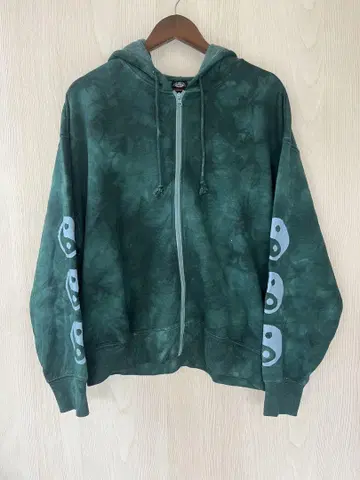 PACSUN 타이 다이 지퍼 파카