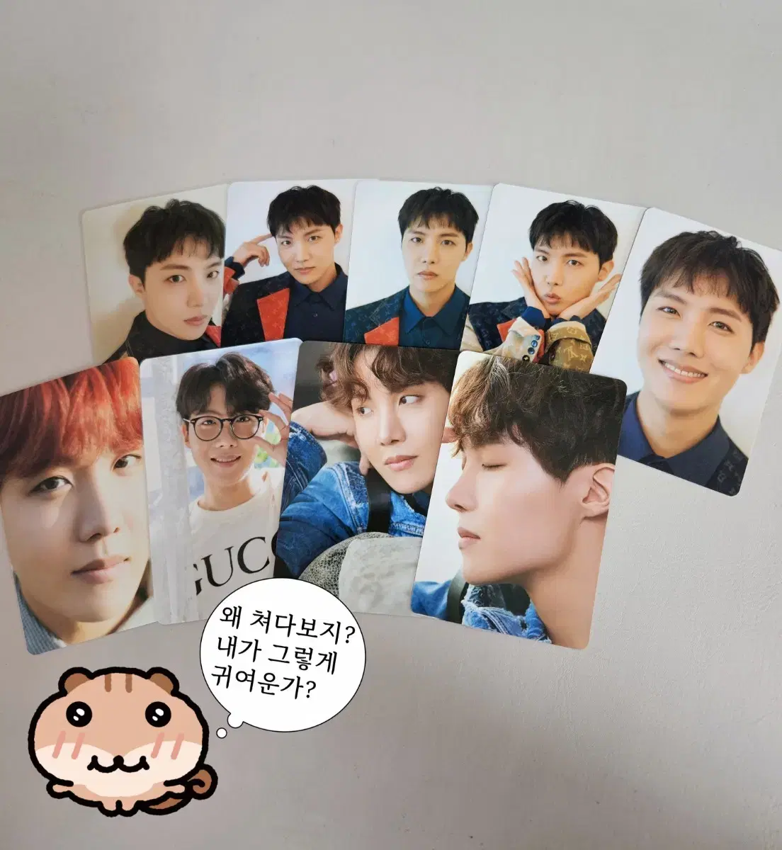j-hope, the iKON, and BTS are for sale. poca.