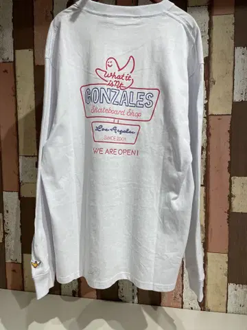 MARK GONZALES 엔젤 네온사인 롱T 2H7-15317