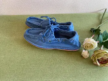 Sperry Top Sider 블루 패브릭 신발
