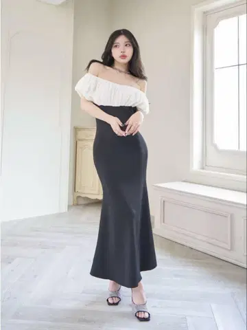 Darich 도킹 니트 롱 원피스