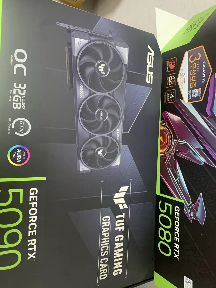 기가바이트rtx 5080 어마 어로스 마스터 블랙 aorus master
