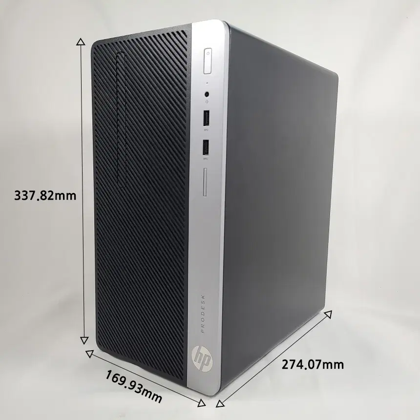 HP i3 7세대 사무용 데스크탑 1128GB SSD+HDD 업그레이드