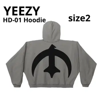 YEEZY HD-01 후드 티셔츠 사이즈 2