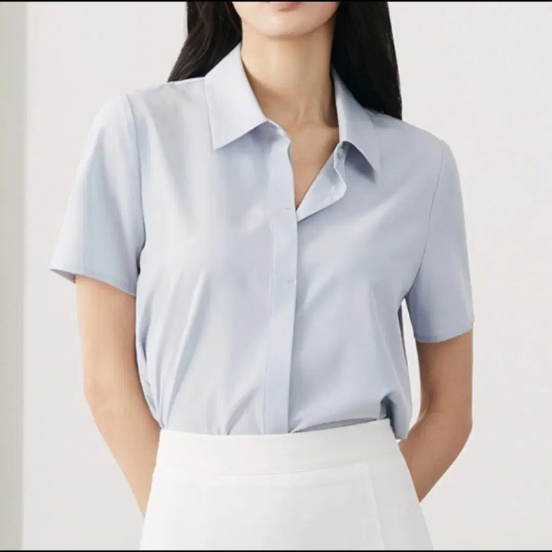 [새상품] 미쏘 반팔 블라우스 L(100)