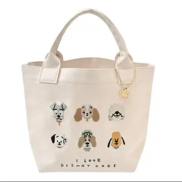 디즈니 I LOVE DISNEY DOGS 토트백