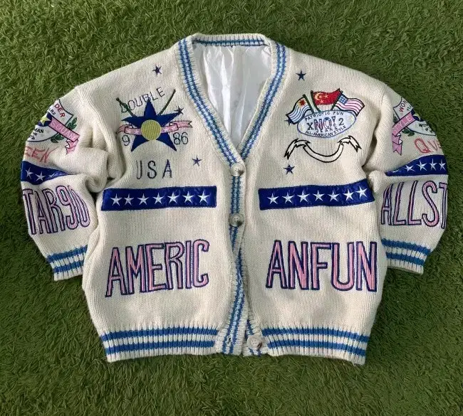 빈티지 y2k 아메리칸 니트 가디건 105/XL