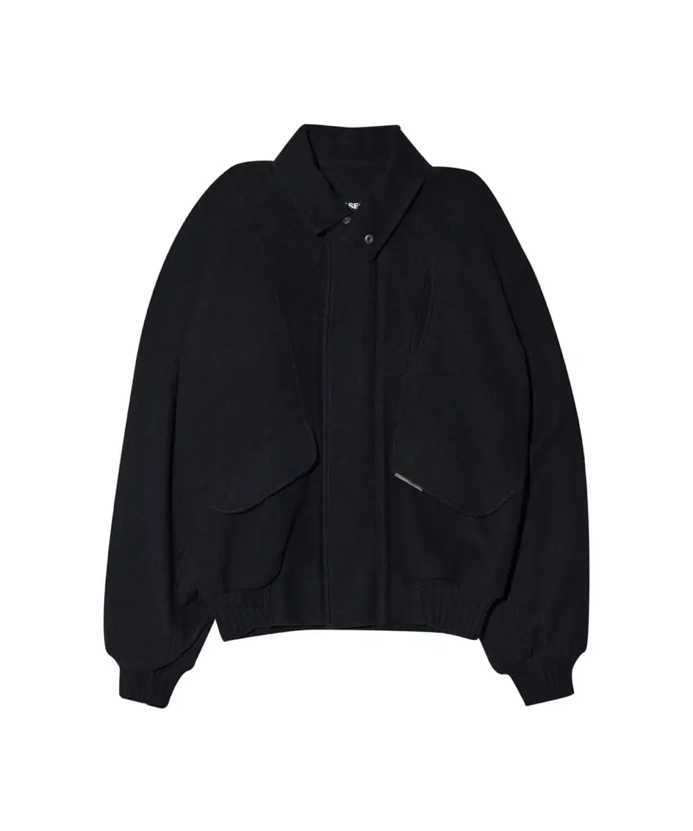 [3] HYEIN SEO Wool Bomber Jacket black